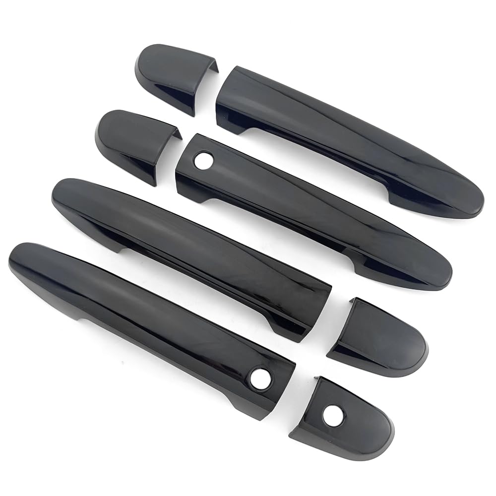 Amazon.com: Dakitita Glossy Black Exterior Door Handle Cover Trim