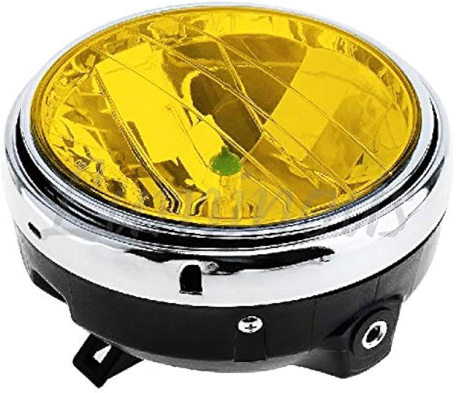 Amazon | 180パイ イエローレンズ ヘッドライト ケース メッキ マルチ