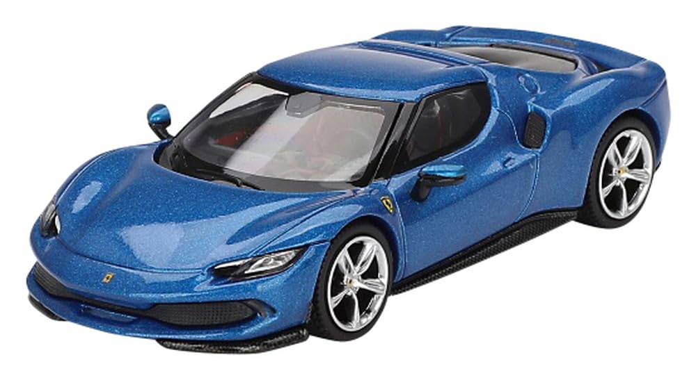 Amazon | BBR 1/64 フェラーリ 296 GTB ブルーコルサ 完成品