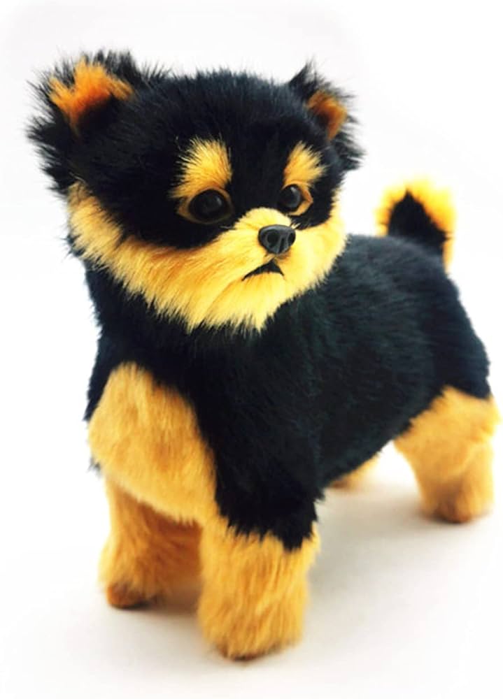 ドレッシー ペット】ヨークシャーテリア ぬいぐるみ 日本製 昭和レトロ