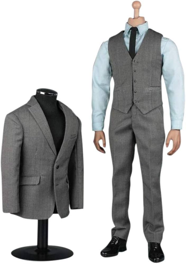 Amazon | 1/6 男性 フィギュア ドール 用 洋服 スーツ 服セット 正装
