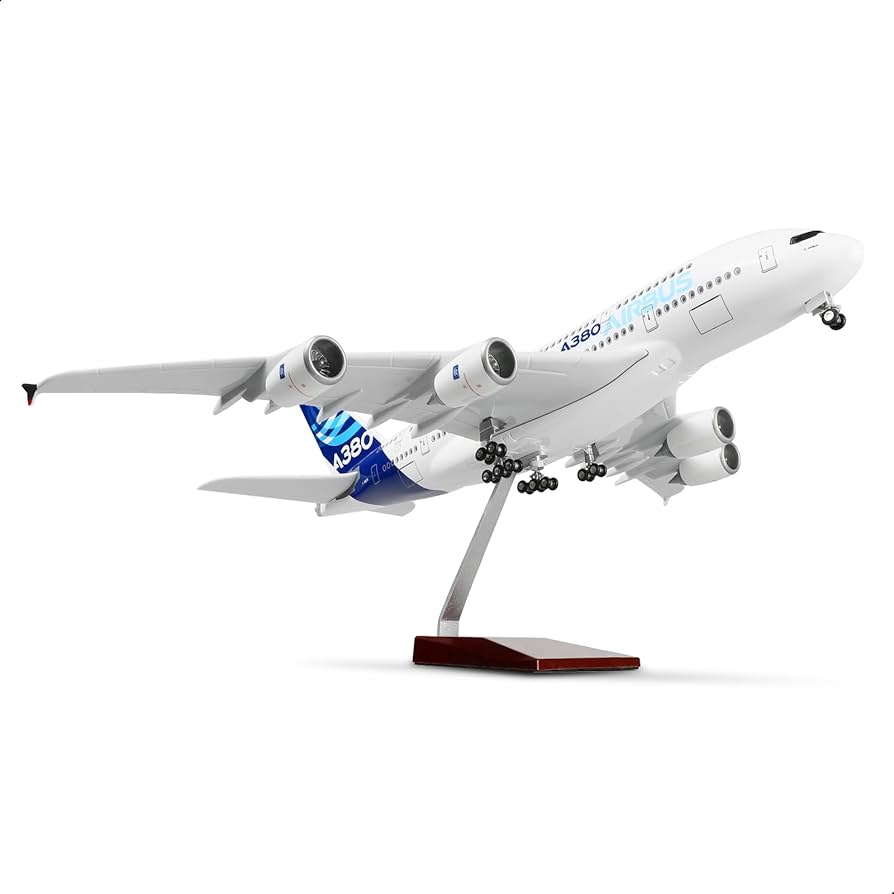 Amazon.co.jp: QIYUMOKE A380 プロトタイプ 1/160 大型飛行機モデル