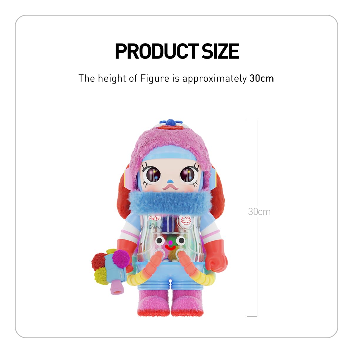 Amazon | POP MART MEGA SPACE MOLLY 400% Jon Burgerman シリーズ