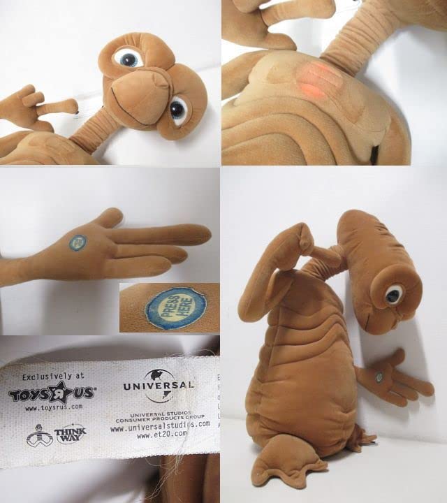 Amazon.co.jp: W7773M E.T. おしゃべり ビッグサイズぬいぐるみ