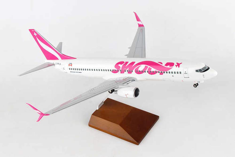 Amazon.co.jp: Daron SKYMARKS Swoop 737-800 1/100 木製スタンド&ギア