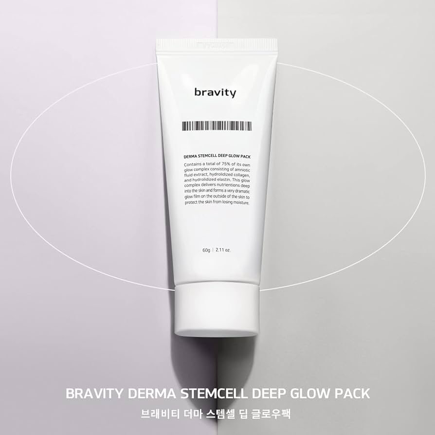 Amazon.co.jp: BRAVITY ダーマ ステムセル ディープグロー パック 60g