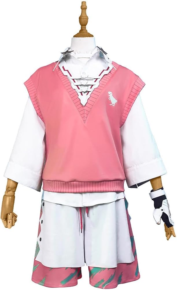 Amazon.co.jp: [青空COS] コスプレ 赤城ウェン コスプレ衣装 セット