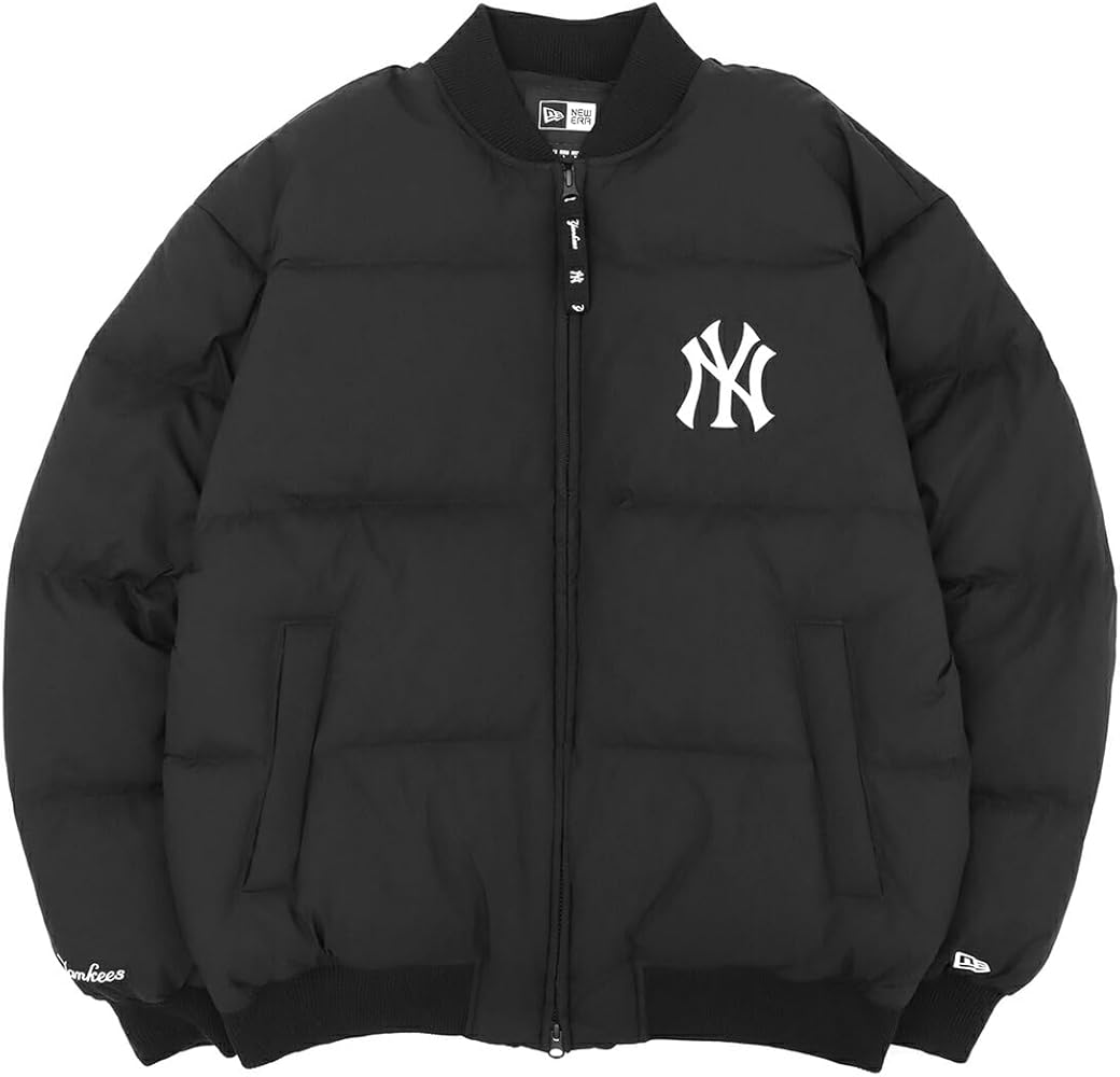 Amazon | [ニューエラ] 韓国企画 ダウンジャケット MLB NYブラック M
