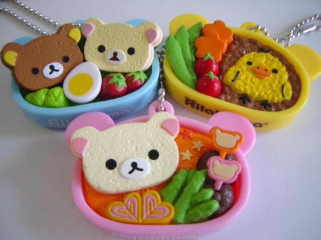 Amazon.co.jp: リラックマ お弁当マスコット キーチェーン レア入6種