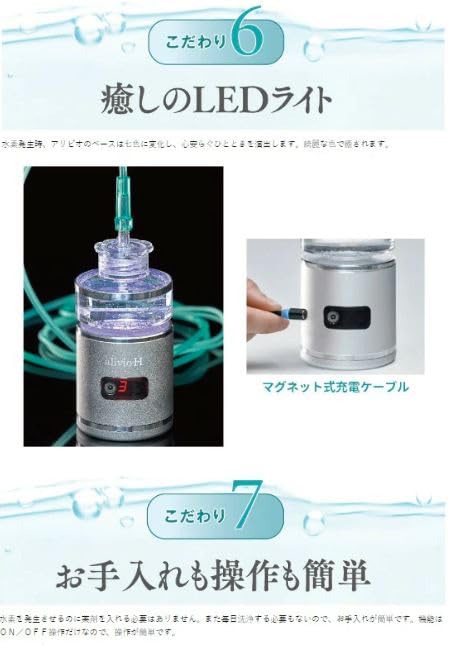 Amazon.co.jp: alivio H (アリビオ H) 小型純水素ガス吸入器 吸入器