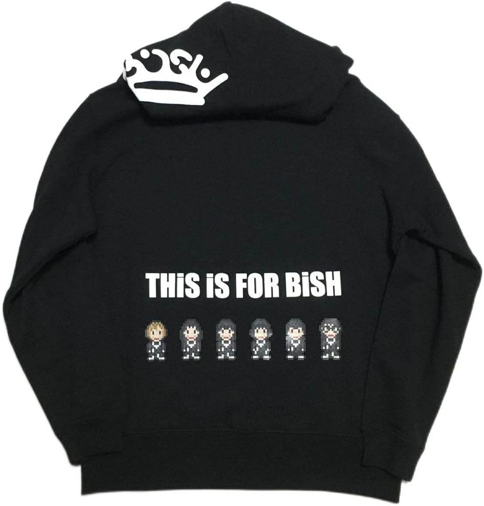 Amazon.co.jp: THiS iS FOR BiSH BiSH ピクセル パーカー プルオーバー