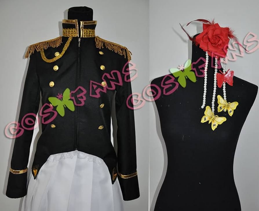 Amazon.co.jp: longmucos ヘタリア にょたりあ 日本娘 2Pコスプレ衣装