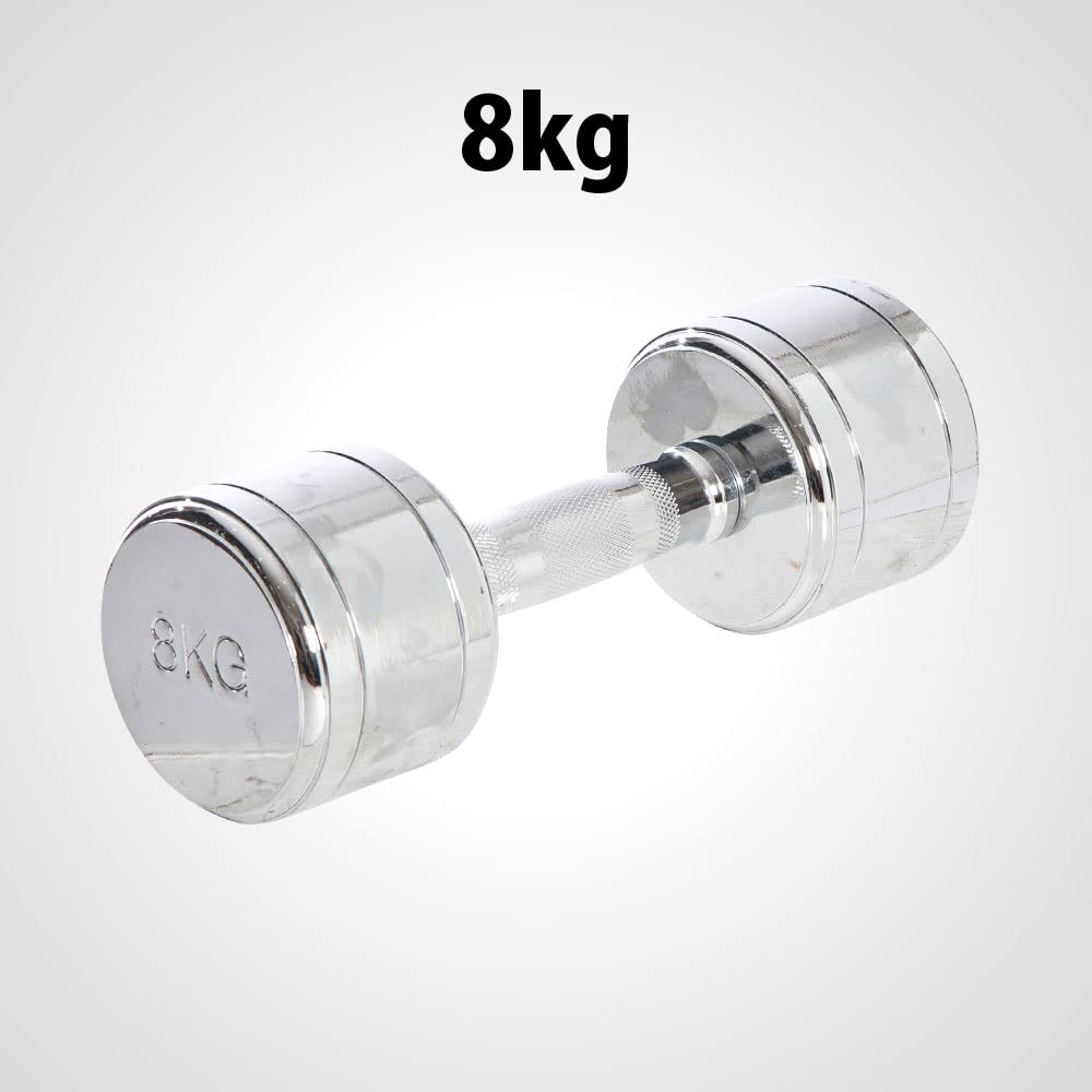 Amazon | BODYMAKER(ボディメーカー) クロームダンベル 8kg ダンベル