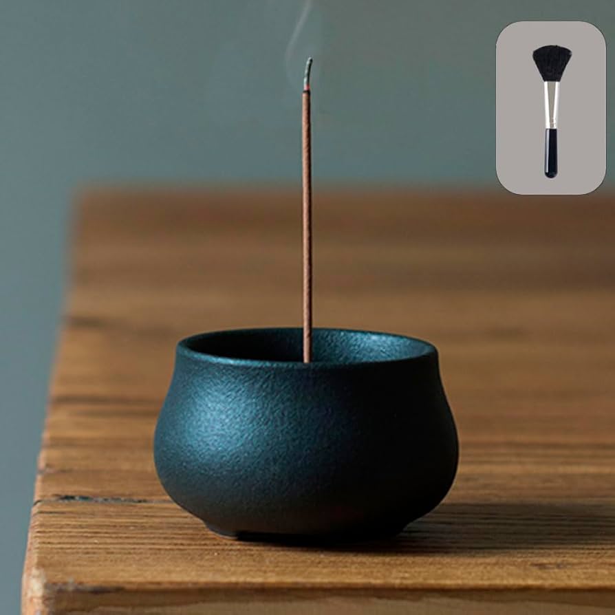 Amazon｜Nannlia お香立て 香炉 おしゃれ ミニ仏壇 陶器 線香立て お香