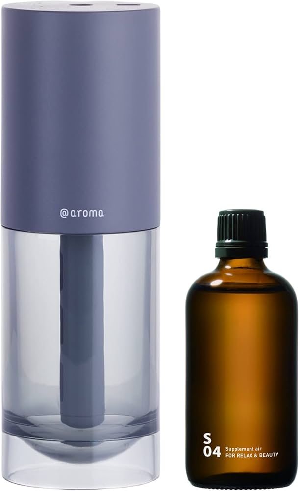 Amazon.co.jp: アットアロマ ディフューザー ソロ (グレー) ＆ ピエゾ