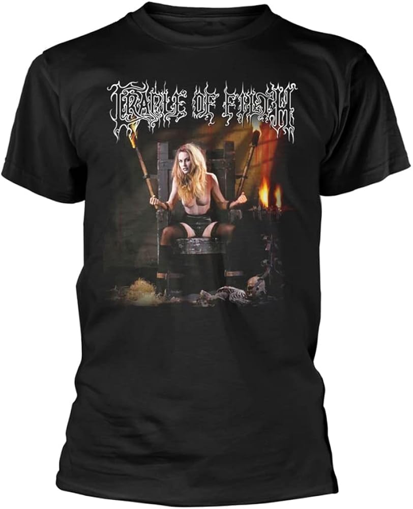 Amazon.com: Cradle of Filth Men's Dead Girls T-Shirt Large Black