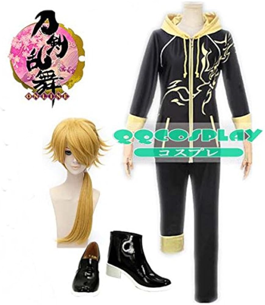 Amazon.co.jp: コスプレ衣装+ ウイッグ+靴 刀剣乱舞 獅子王 内番