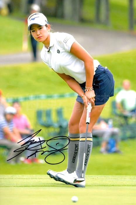 Amazon.co.jp: 原英莉花 直筆サインフォト 写真 女子ゴルフ : おもちゃ