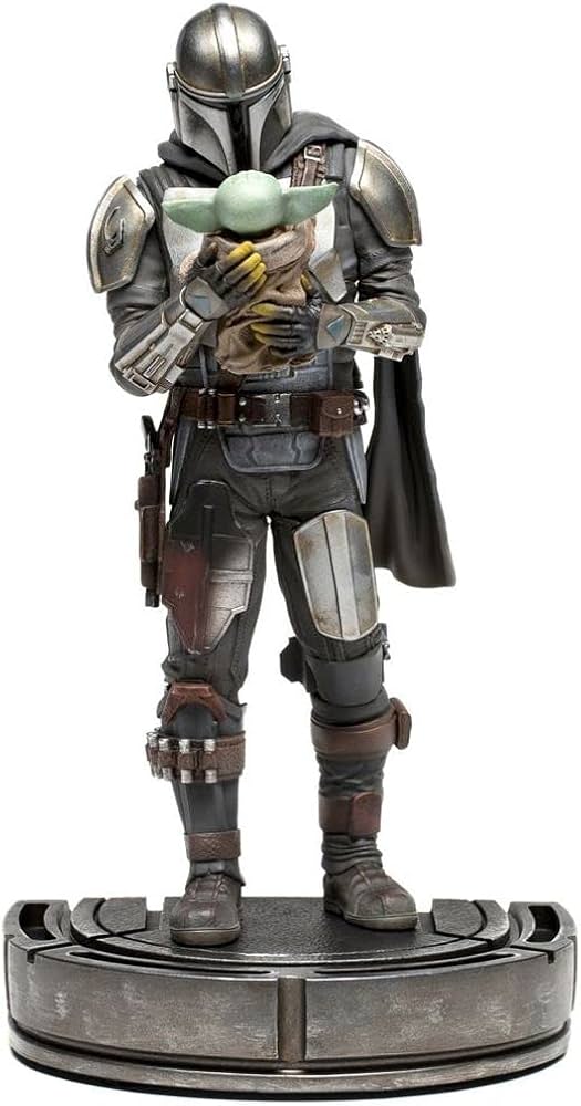 Amazon | Iron Studios 1:18 マンダロリアンとグログー アートスケール