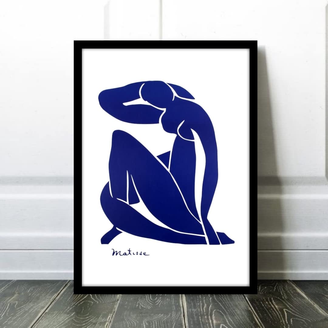 Amazon.co.jp: アンリマティス ブルーヌード フレーム付き ポスター