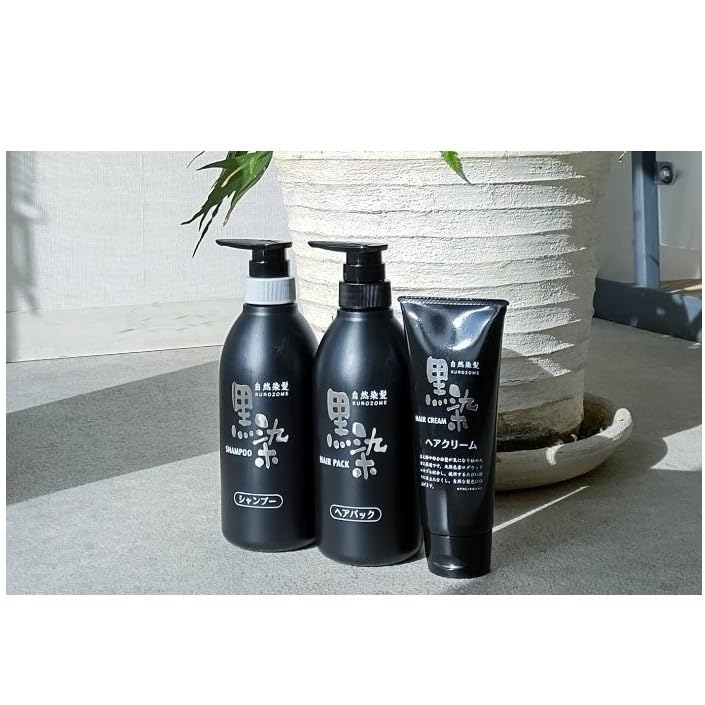 Amazon | 黒ばら本舗 黒染 ヘアシャンプー 500ml 白髪染め ヘアカラー