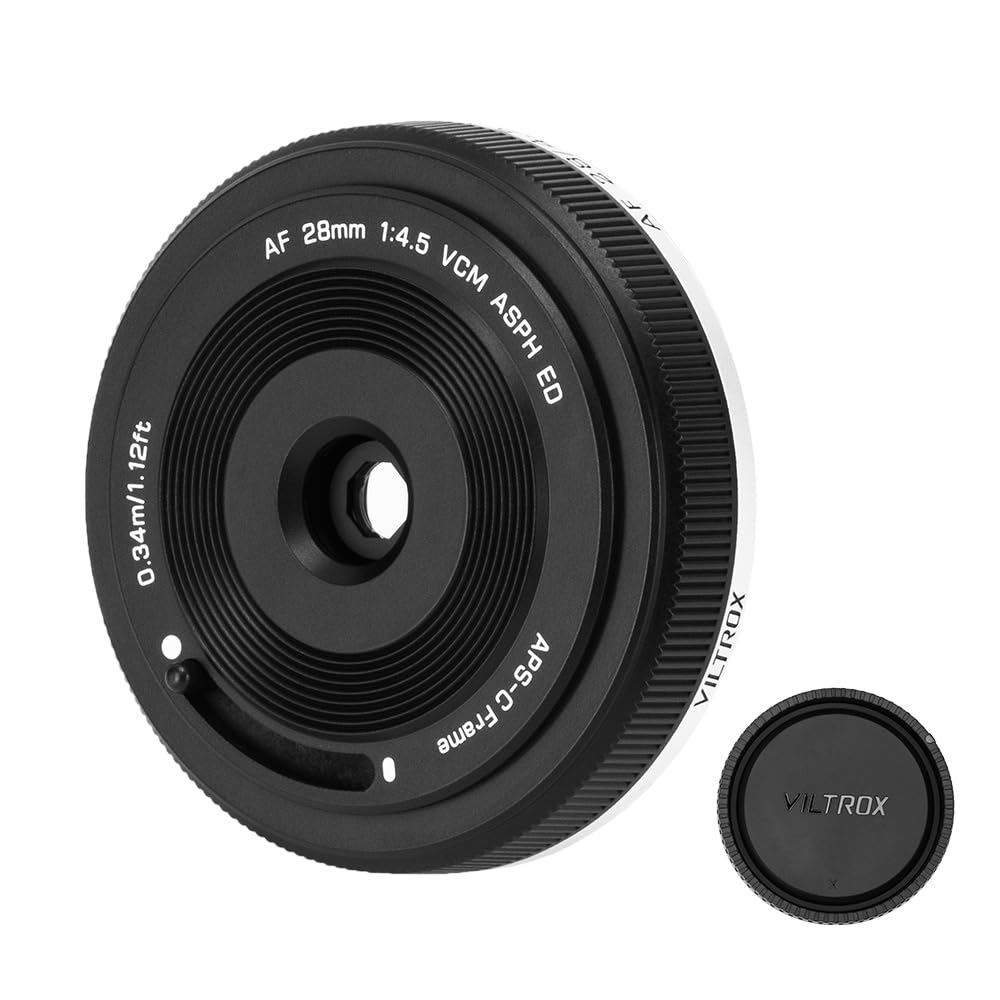 Viltrox AF 28mm F4.5 XF APS-C Pancake Lens，Auto Focus Chips-Size