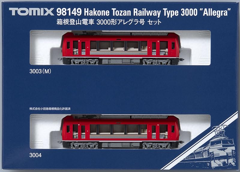 Amazon | トミーテック TOMIX Nゲージ 箱根登山電車 3000形アレグラ号