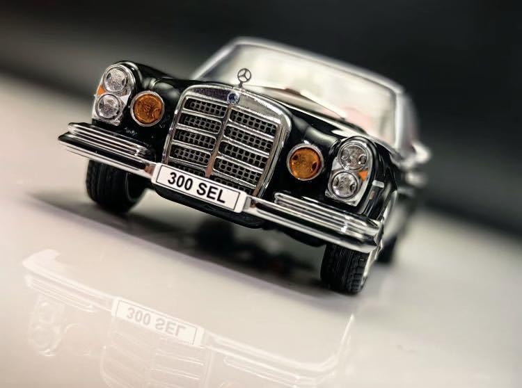 Amazon | 1/64 Liberty64 Benz 300SEL W109 ベンツ 黒 | ミニカー