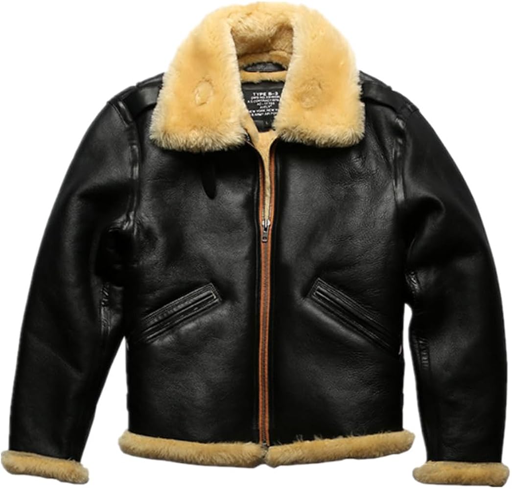 Amazon | [VIIBOY] ムートンジャケット ムートコート B6フライト