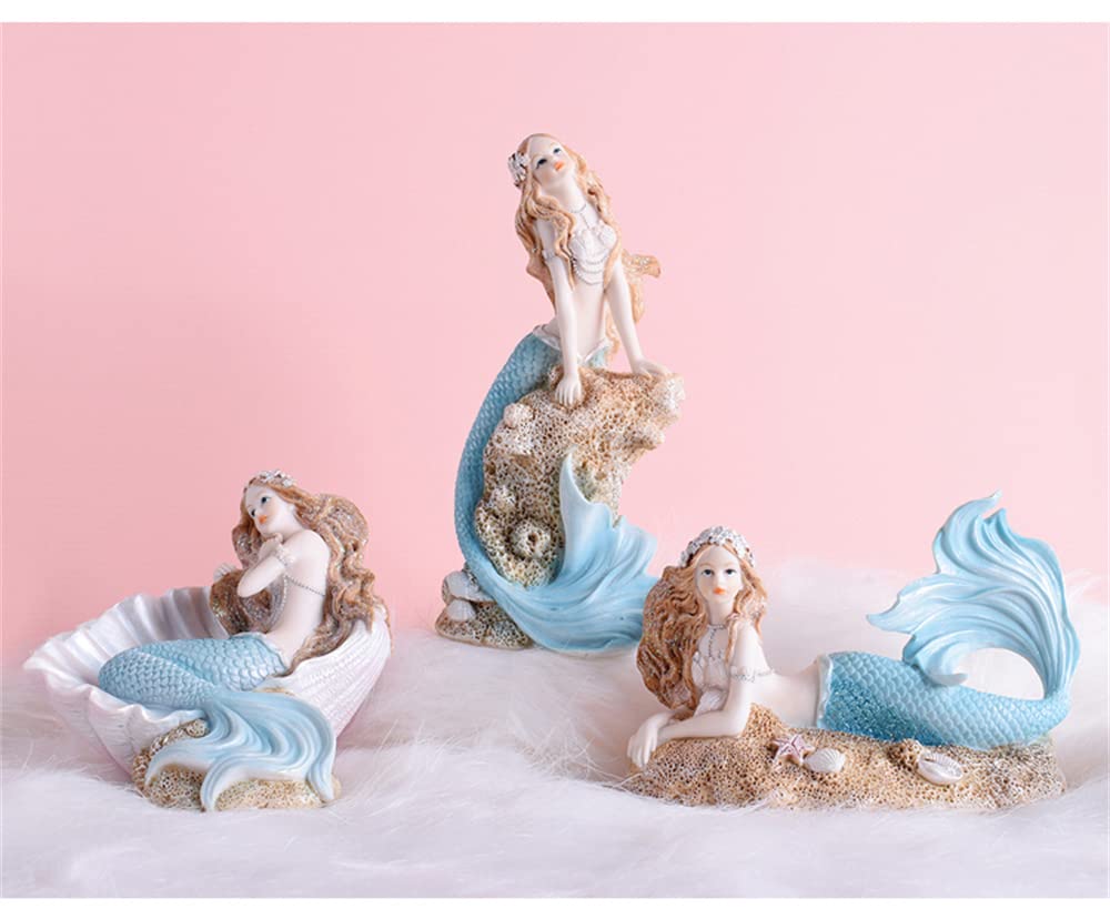 Amazon.co.jp: tonntyann 人魚姫 置物 かわいい おしゃれ 海の娘