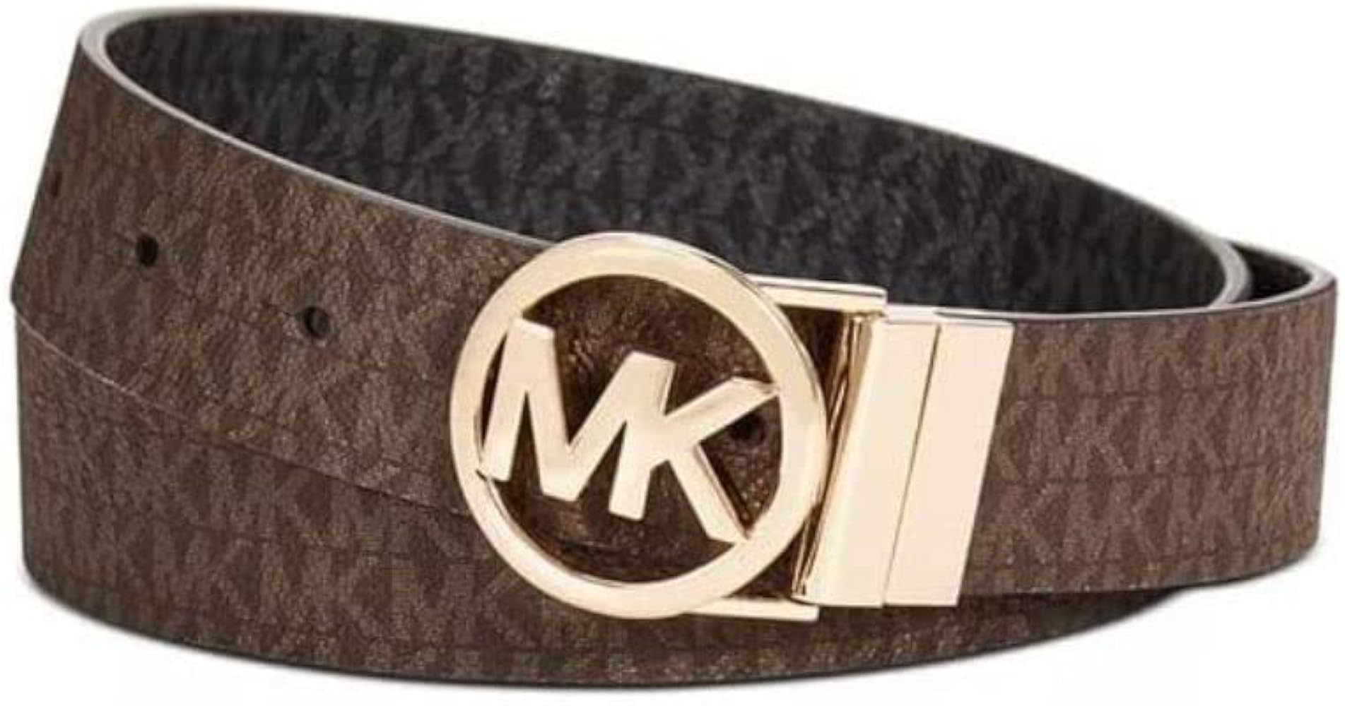 Amazon | Michael Kors Reversible Buckle Belt (Brown, Small