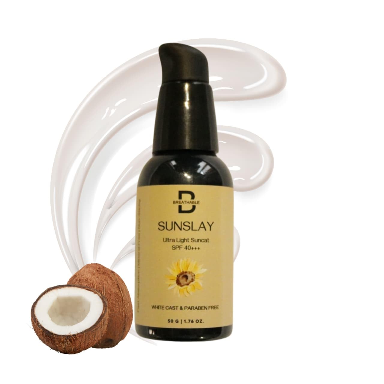 BREATHABLE Sunslay Ultra Light Suncat SPF 40+++ for All Skin Types