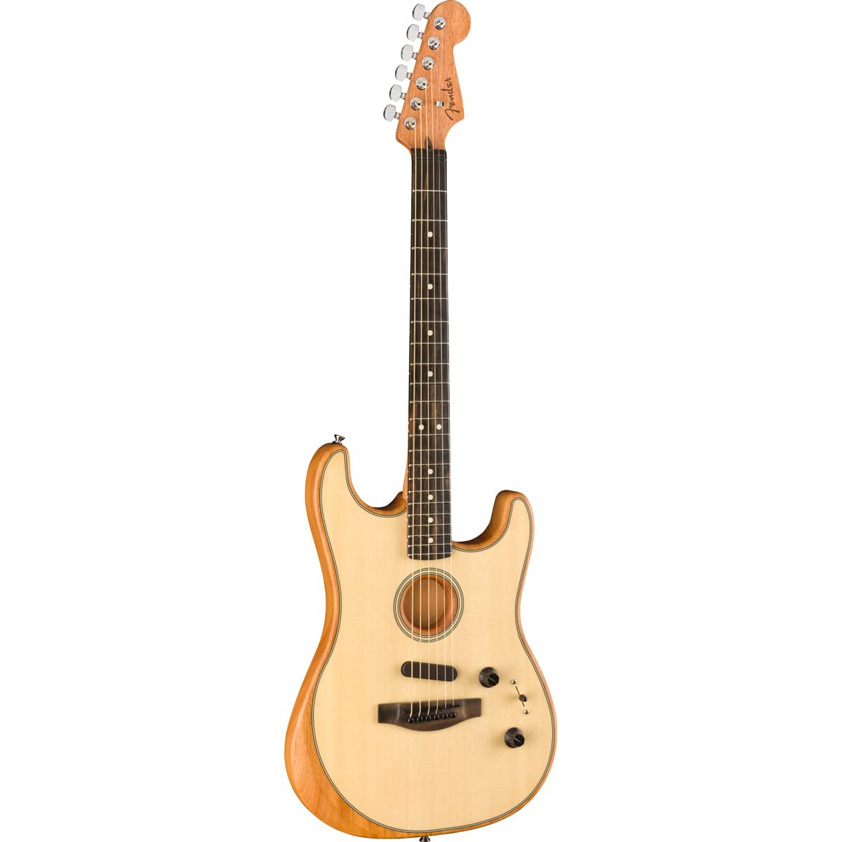 Amazon.com: Fender American Acoustasonic Stratocaster Acoustic