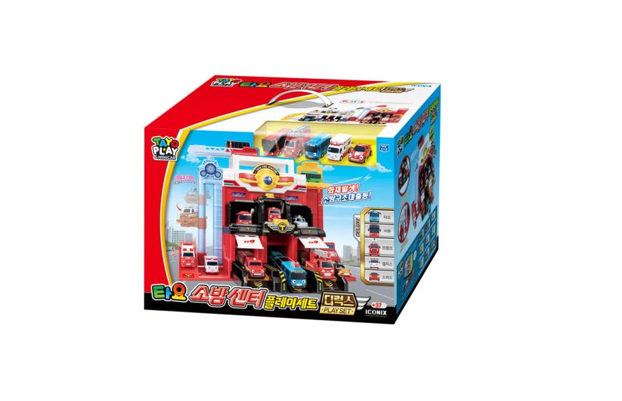 Amazon.co.jp: タヨ（Tayo） 消防署デラックスセット ミニカー5台付き