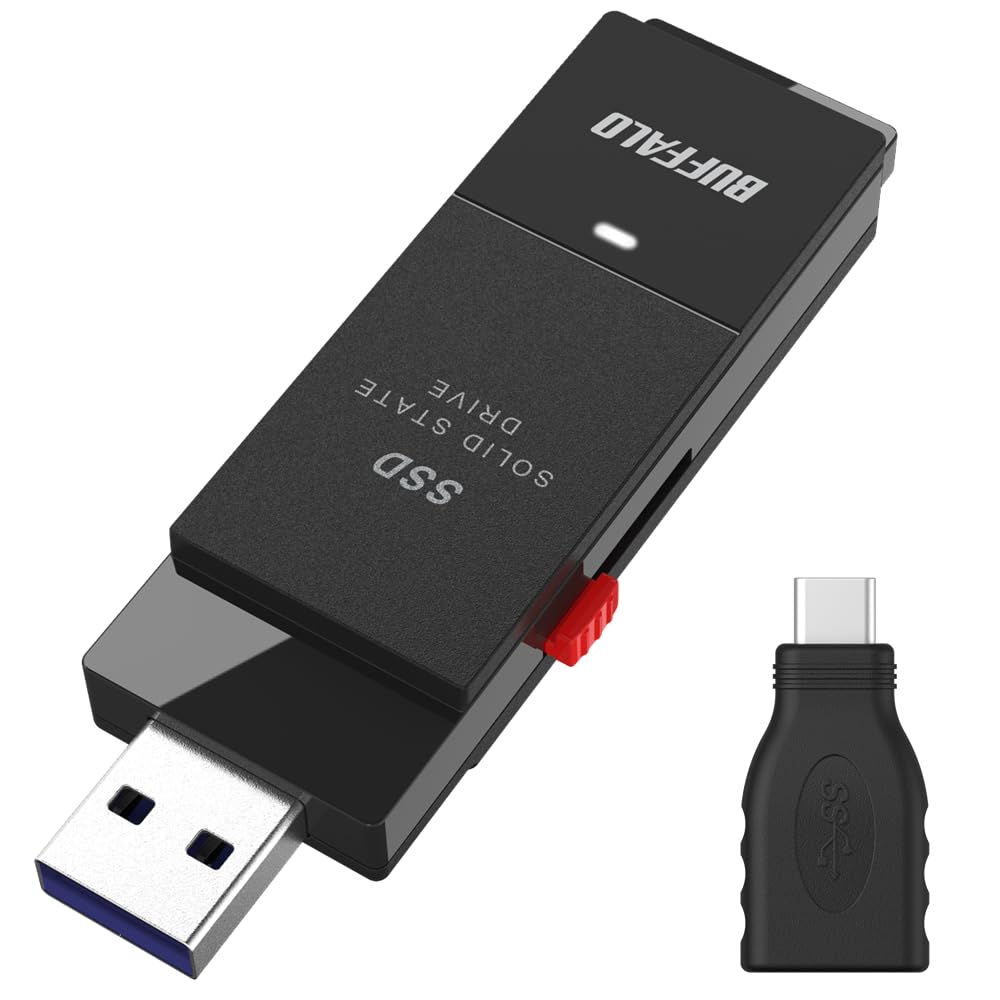 Amazon | バッファロー SSD 外付け 1.0TB USB3.2 Gen2 読込速度600MB