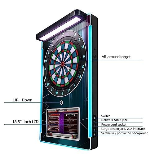 Amazon.co.jp: 電子ダーツボードセット、26ゲーム付き電動デジタル