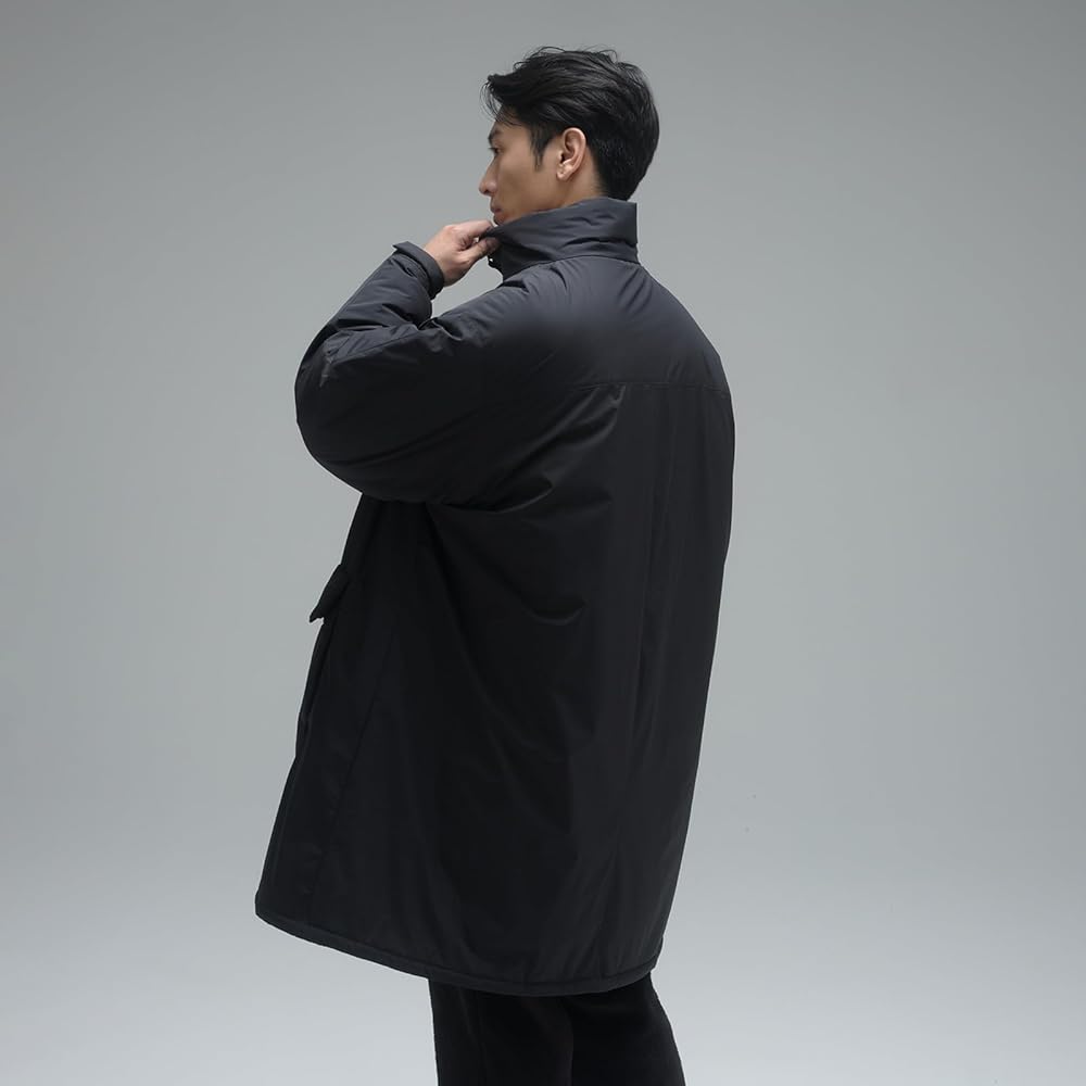 Amazon.co.jp: New Balance MET24 Men's Hooded Padded Monster Parka