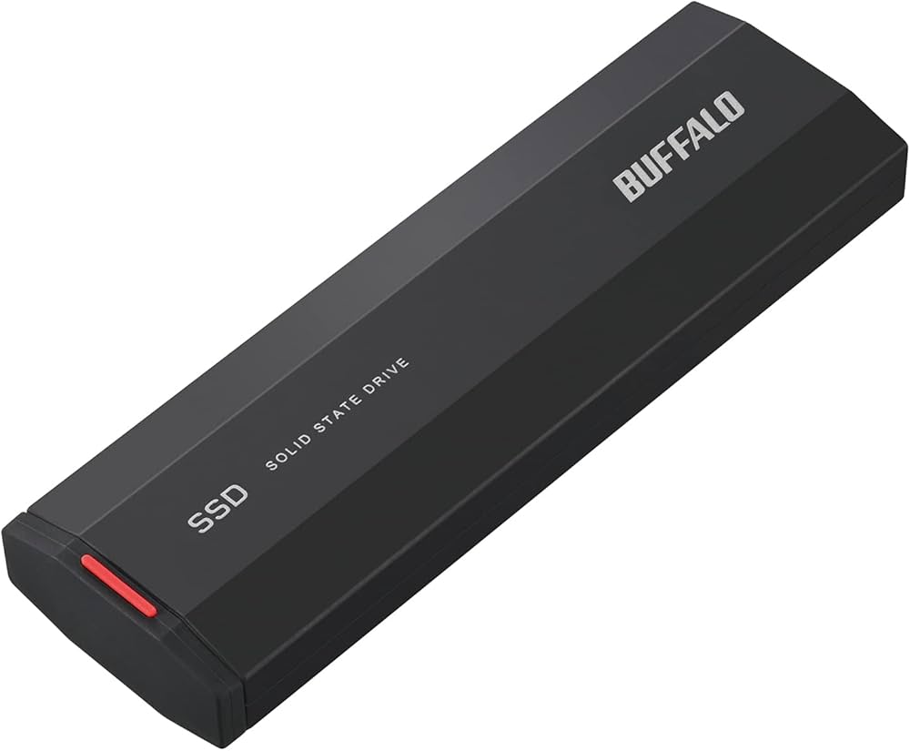 Amazon | バッファロー SSD 外付け 500GB USB 3.2 Gen 2x2 2000MB/秒