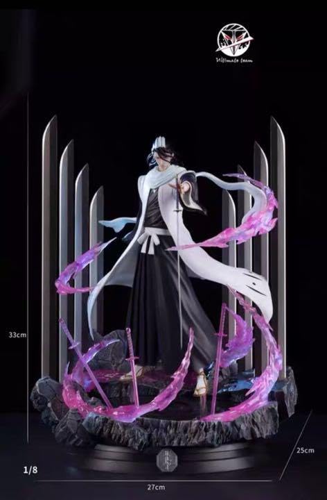 BLEACH 黒衣少年図 朽木白哉 ガレージキット ガレキ スタチュー