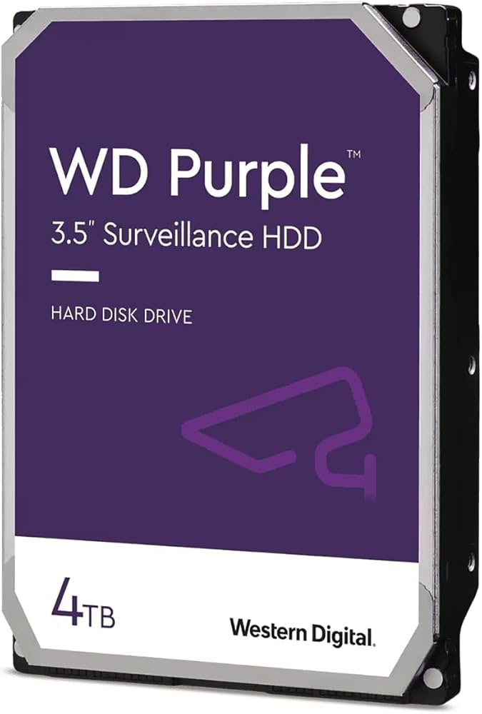 HDD Desktop Western Digital Purple Surveillance 4TB SATA3 5400RPM