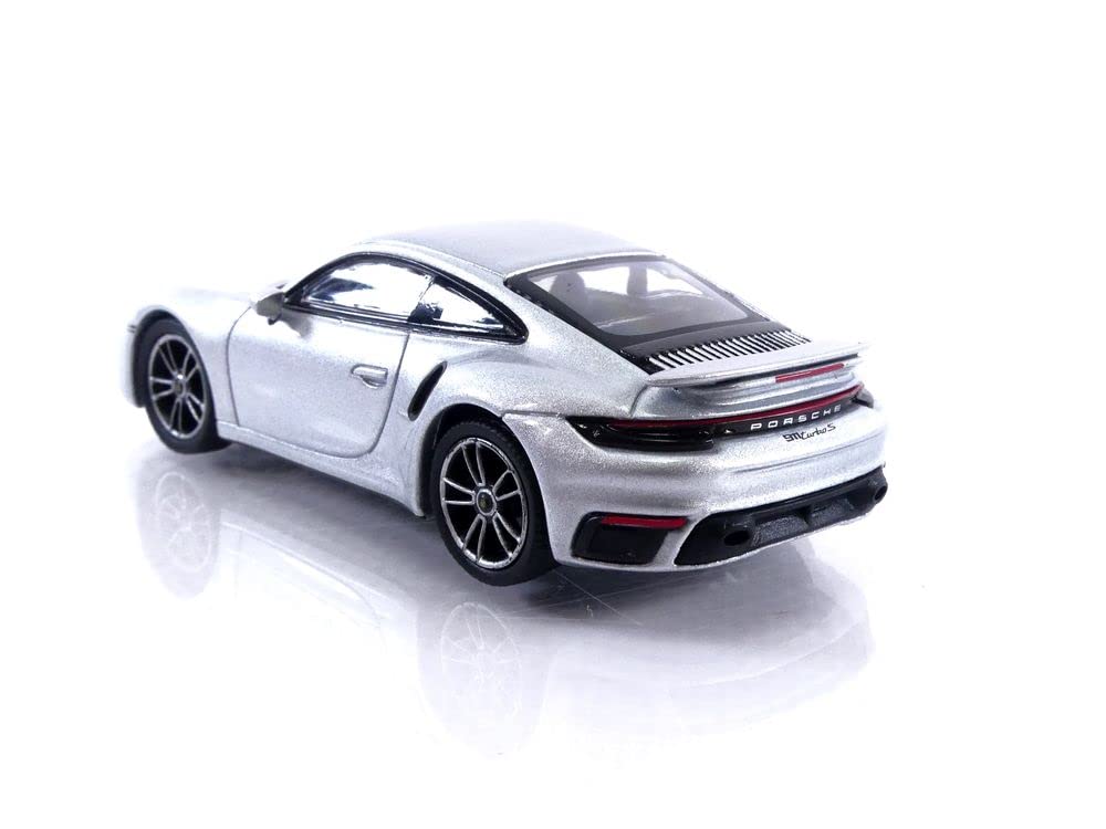 Amazon | MINI GT 1/64 ポルシェ 911 ターボ S GT シルバーメタリック