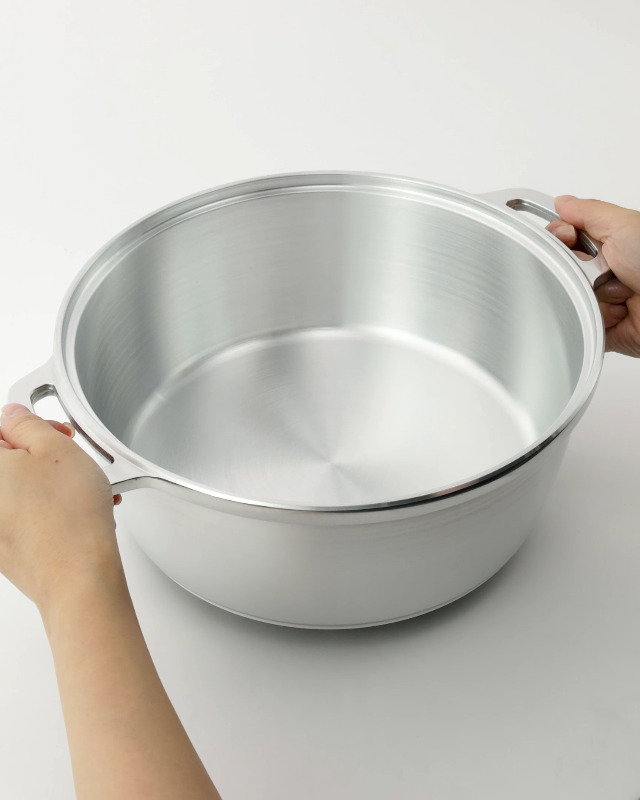 Amazon.co.jp: HALムスイ KING無水鍋(R)24 両手鍋 24cm 無水調理 1鍋8