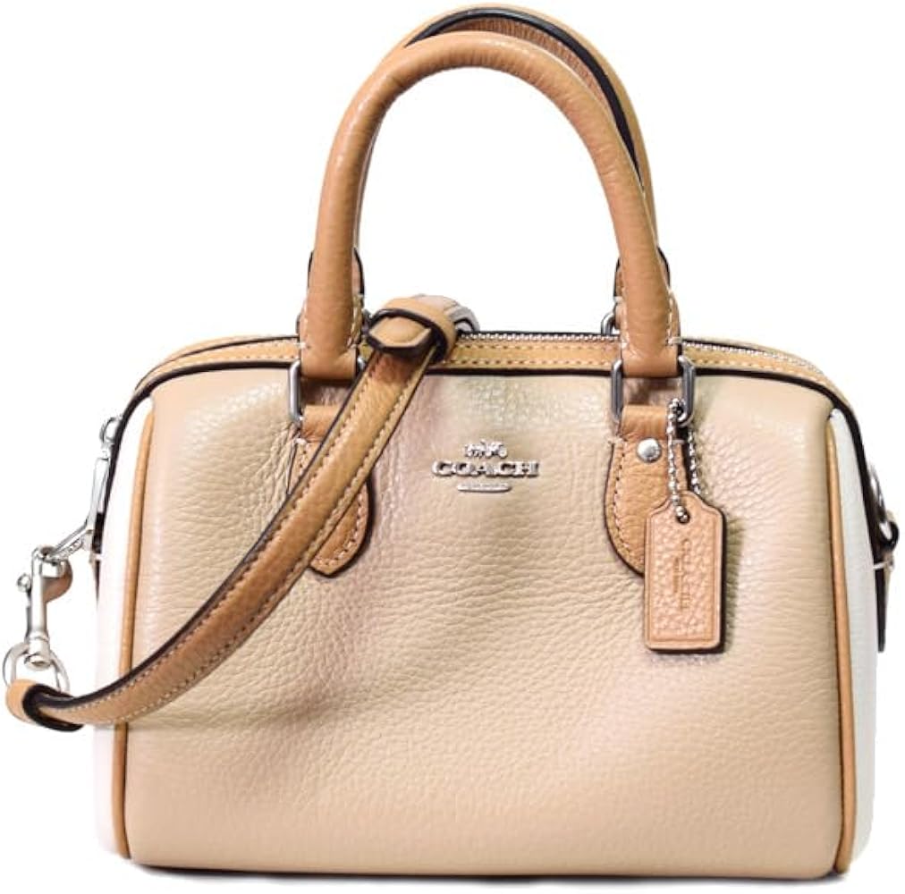Amazon.co.jp: [コーチ] バッグ レザー ミニ ローワン カラーブロック