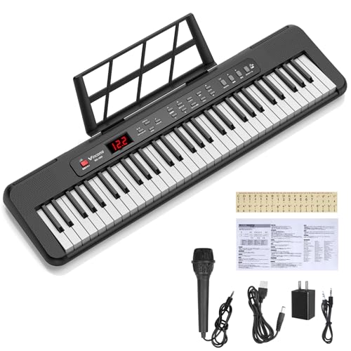 Amazon.co.jp: 電子ピアノ 電子キーボード 61鍵盤 キーボード ピアノ