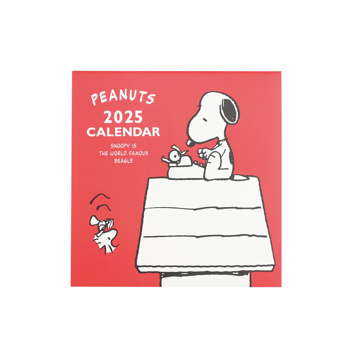 Amazon | スクエア スヌーピー 2025年 カレンダー 壁掛け 赤 41PCA-1