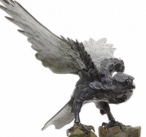 Amazon.co.jp: 『松鷹 上』ブロンズ像 銅像 彫像 彫刻 たか 鷲 猛禽類