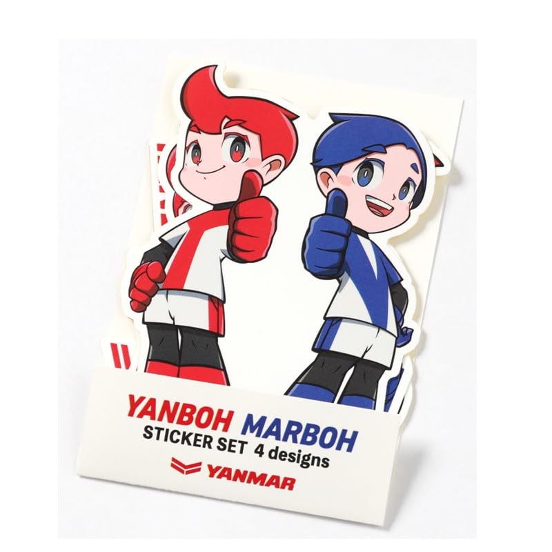 Amazon.co.jp: ヤン坊マー坊ステッカー ヤンマー YANMAR ヤン坊マー坊