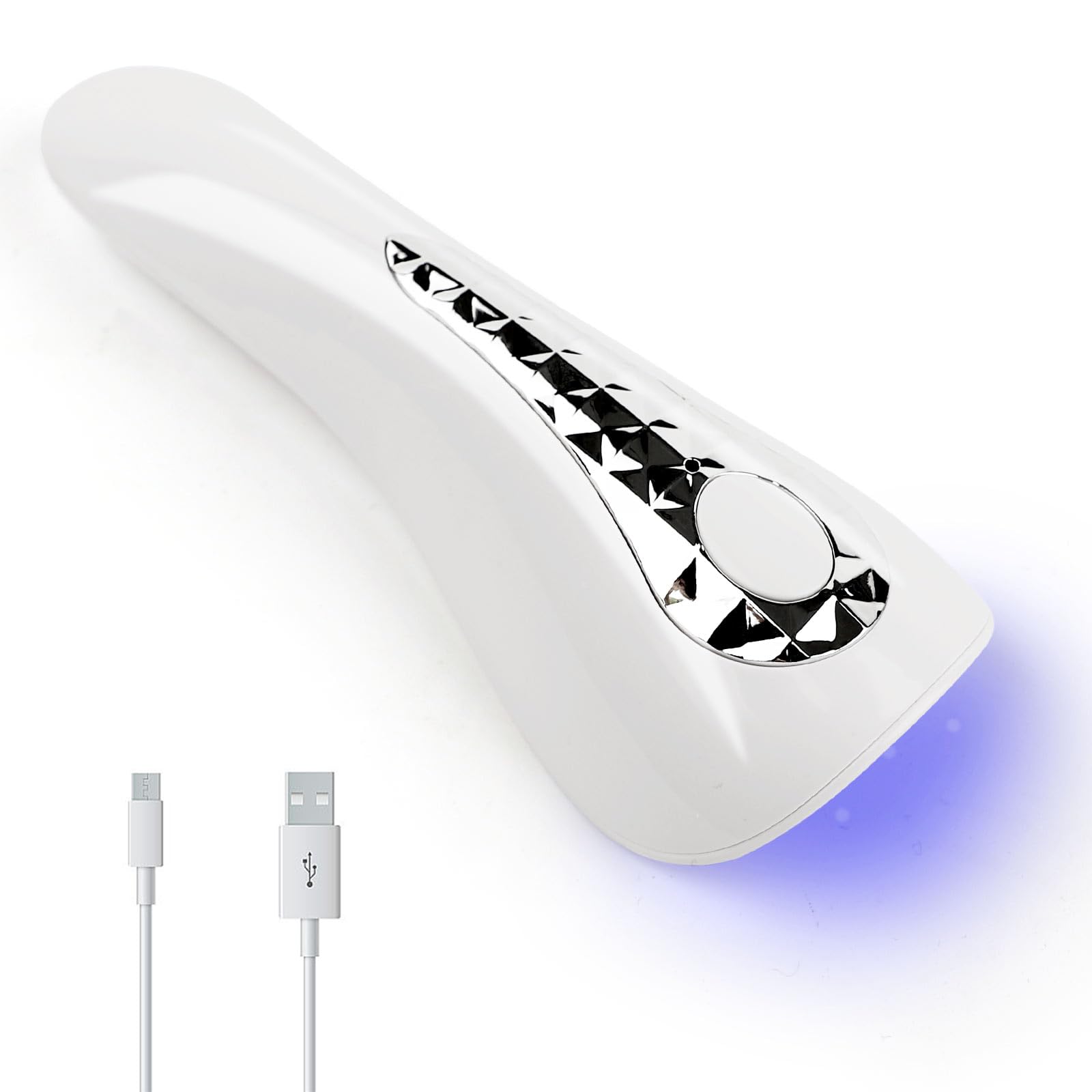 Amazon.co.jp: ネイルライト ハンディ 15W 5LEDs 充電式 ネイル