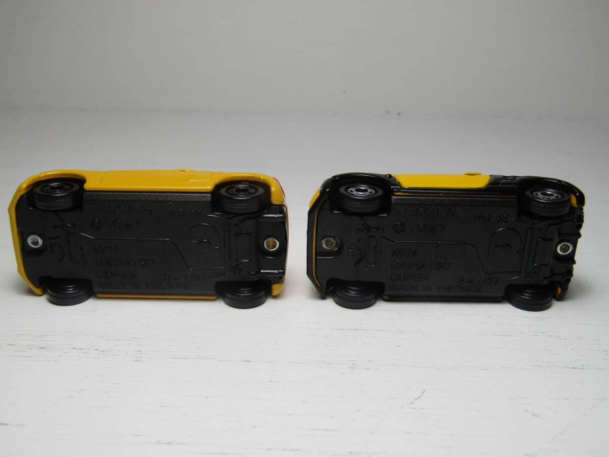 Amazon | DAIHATU Copen 1/54 ダイハツ コペン イエロー 2代目 TOMIKA