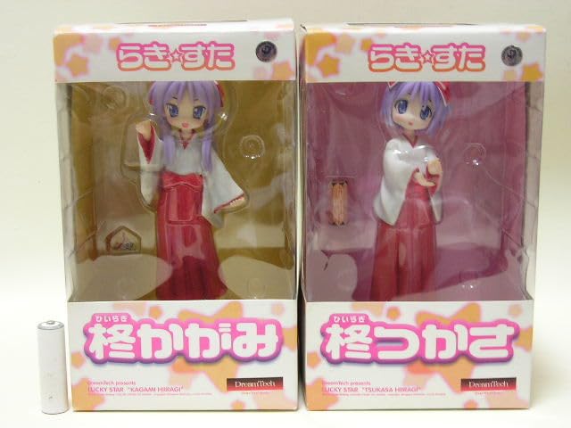 Amazon | □wave らき☆すた 柊かがみ/柊つかさ フィギュア 巫女